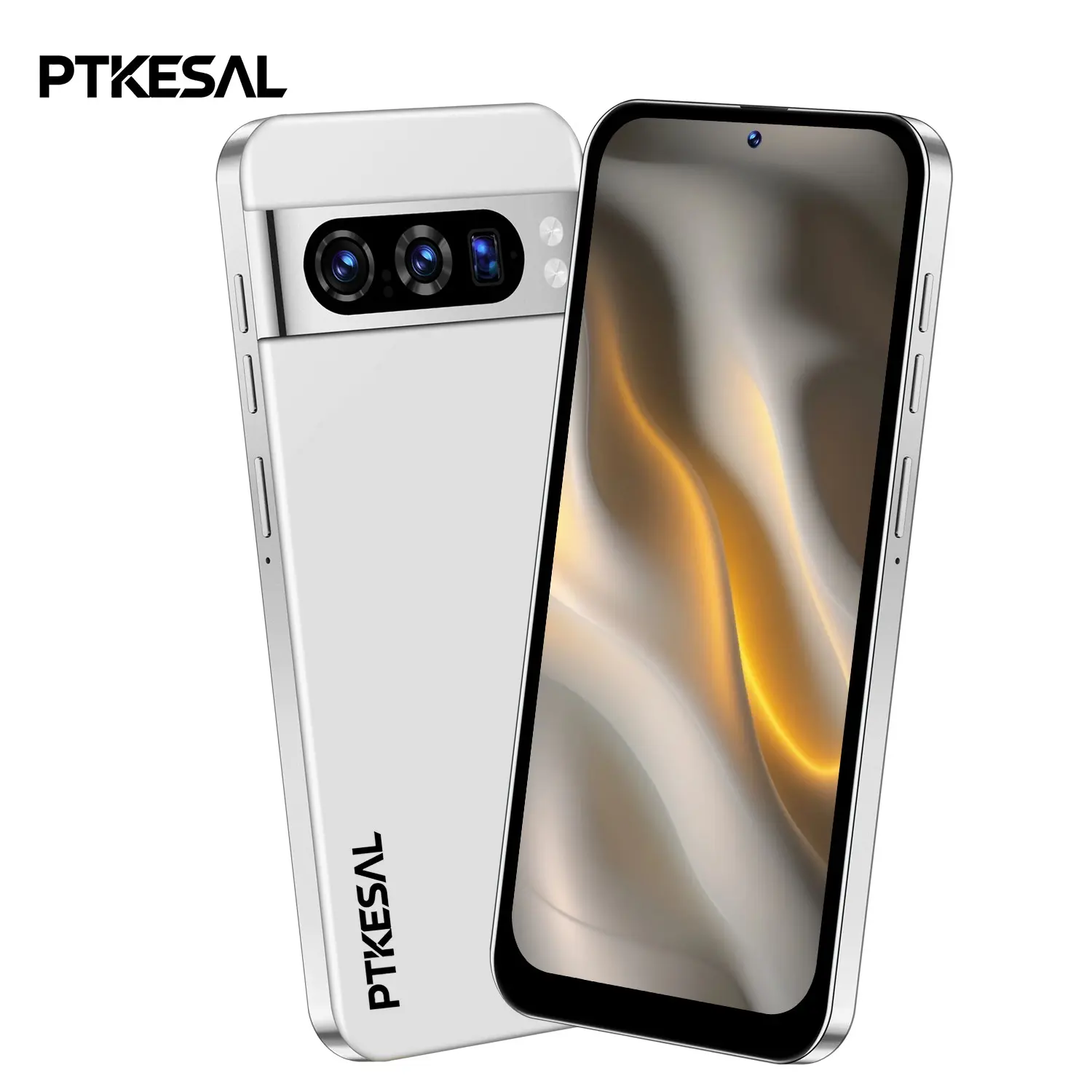 PTKESAL-Pixel9 Pro Xl Smartphone, 6.8-Inch HD Screen, 4+64GB Storage, Mtk6762 Octa-Core, Android 12, 5000mah Battery, Face Unlock, Ideal for Students