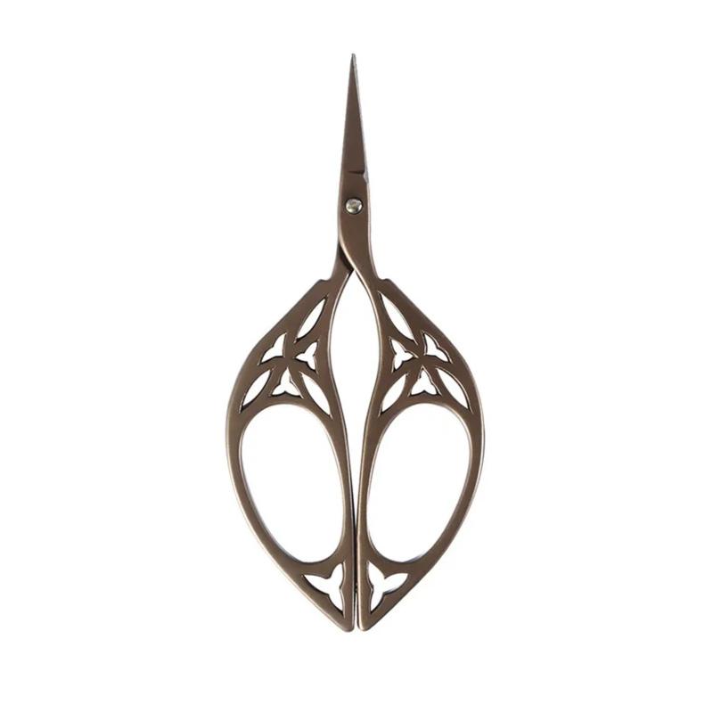 1pc Fabric Art Cross Handicraft Vintage Scissors, Sewing Embroidery Scissor, Retro Tailor Scissors, Thread Cutter