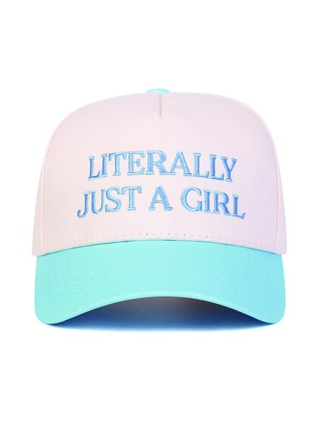 Women's Casual Letter Embroidered Adjustable Trucker Hat, Street Style Baseball Cap, Perfect for Spring & Fall Outdoor Travel Beach Vacation