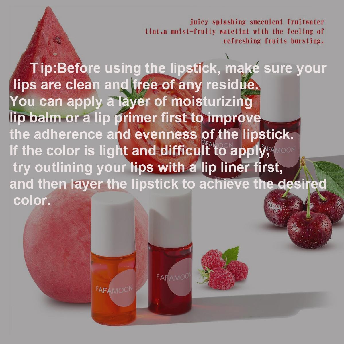 Long Lasting Lip Gloss, 4 Counts/set Easy Coloring Lip Sticks, Moisturizing Lipstick Suitable for All Occasions Lip Makeup, Makeup Accessories