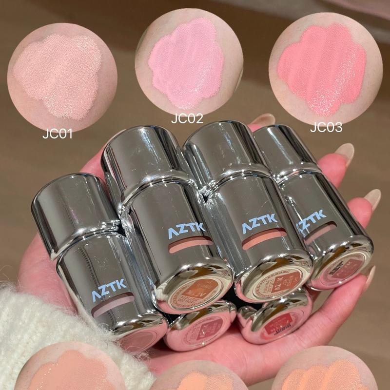 Aztk Liquid Blush, Long-Lasting Easy Application Natural Glow Makeup, Perfect for Daily Use, Available in Multiple Shades, Makeup Beauty Cosmetics