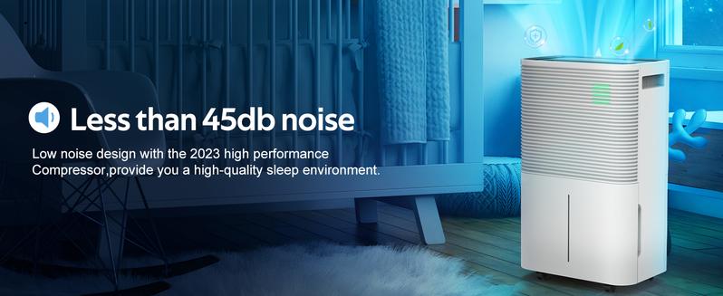 ZAFRO Home Dehumidifier, 50 Pint 4500 Square Feet Whole House Dehumidifier, Three LED Light Colors 4L Water Tank with Sleep Mode and Auto Defrost ZAFRO Home Dehumidifier, 50 Pint 4500 Square Feet Whole House Dehumidifier, Three LED Light Colors 4L Water Tank with Sleep Mode and Auto Defrost