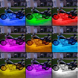 Nilight 8PCS Motorcycle RGB Led Light Kit Waterproof Multi-Color Atmosphere Lights Lamp with 4Key RF Wireless Remote for Harley Davidson Honda Kawasaki Suzuki Vehicle dealsforyoudays Nilight 8PCS Motorcycle RGB Led Light Kit Waterproof Multi-Color Atmosphere Lights Lamp with 4Key RF Wireless Remote for Harley Davidson Honda Kawasaki Suzuki Vehicle dealsforyoudays