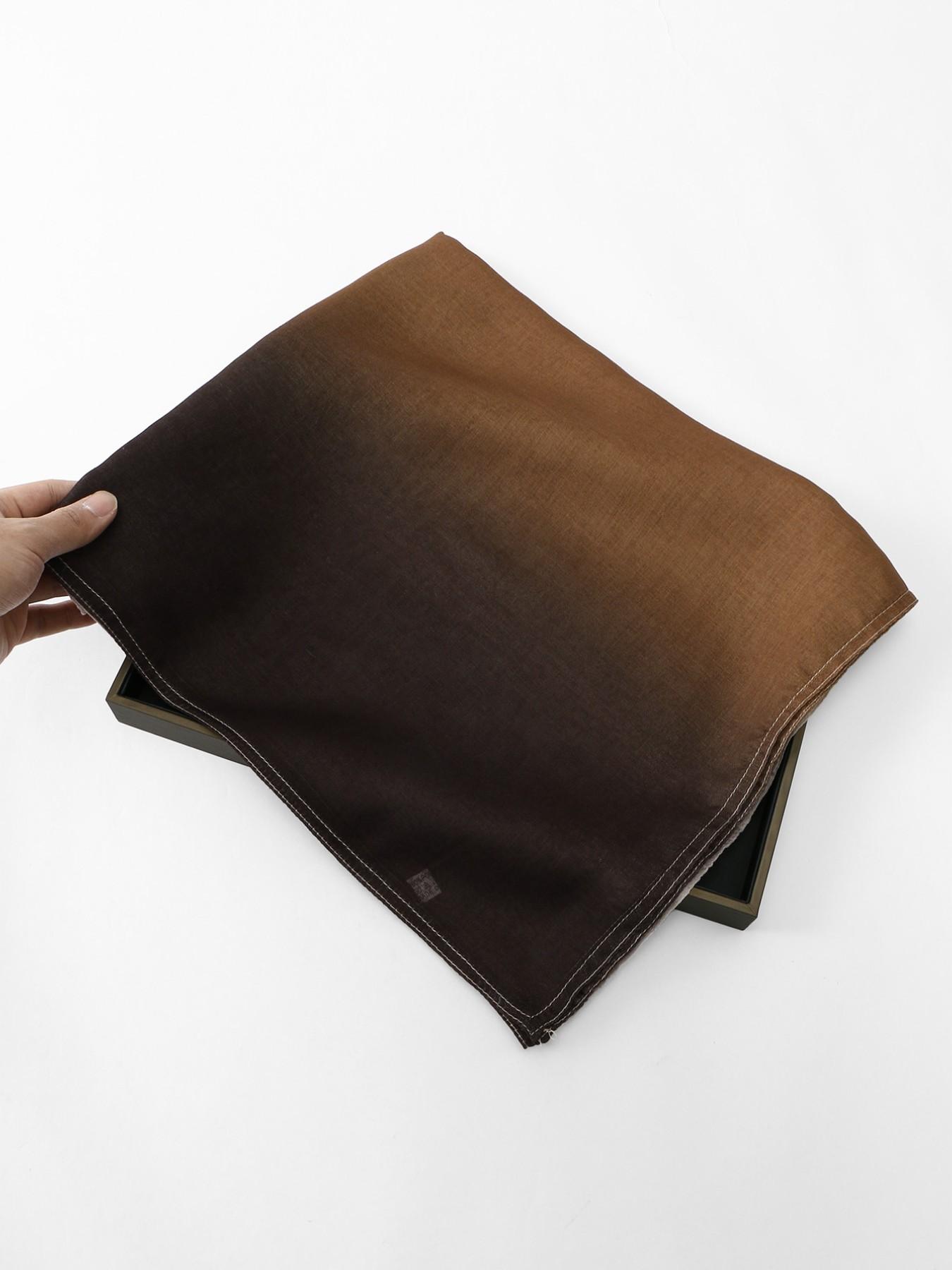 Women's Elegant Gradient Print Hijab Scarf, Soft Cotton Headscarves, Muslim Daily Wear Long Shawl, Fashionable Beach Wrap