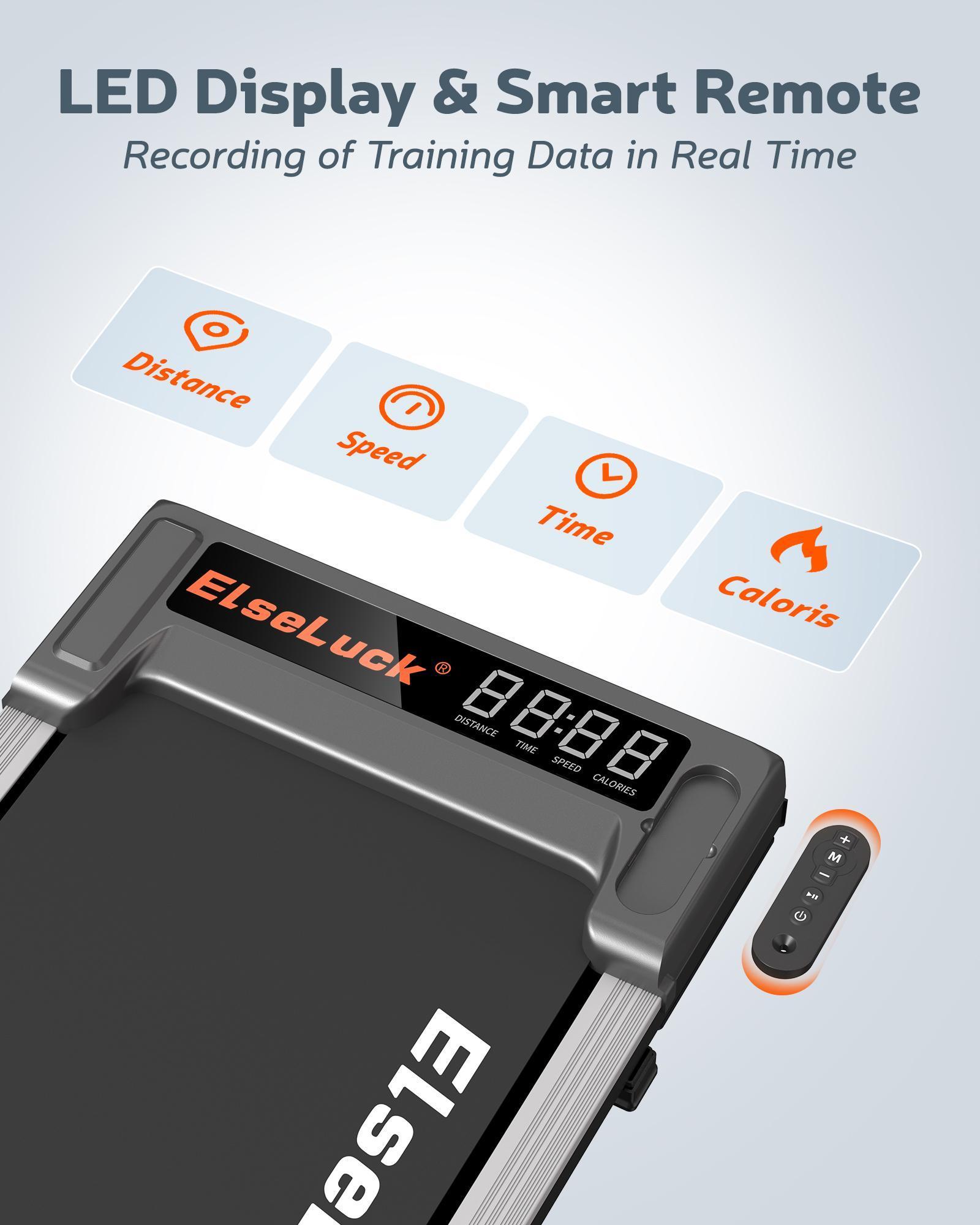 YAGUD Portable Under Desk Treadmill with Wheels, Remote Control & LED Display – Treadmill for Home/Office Fitness and Small Spaces SpringStatements