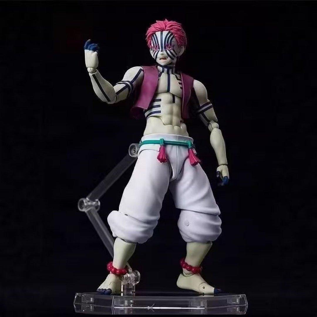 15cm Akaza Action Figure Demon Slayer Upper Moon Three Posable Joints Battle Gk Model Collectible Figurine Gift For Anime Fans Popular toys 2026 Hot selling toys