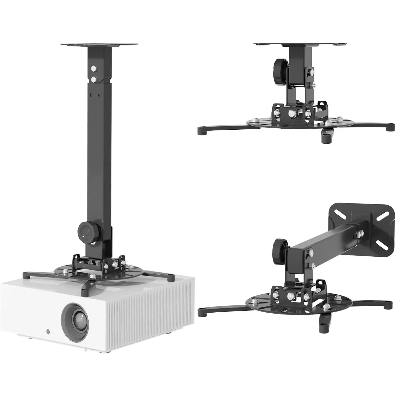 Projector Ceiling Mount, Adjustable Wall Mount Holder