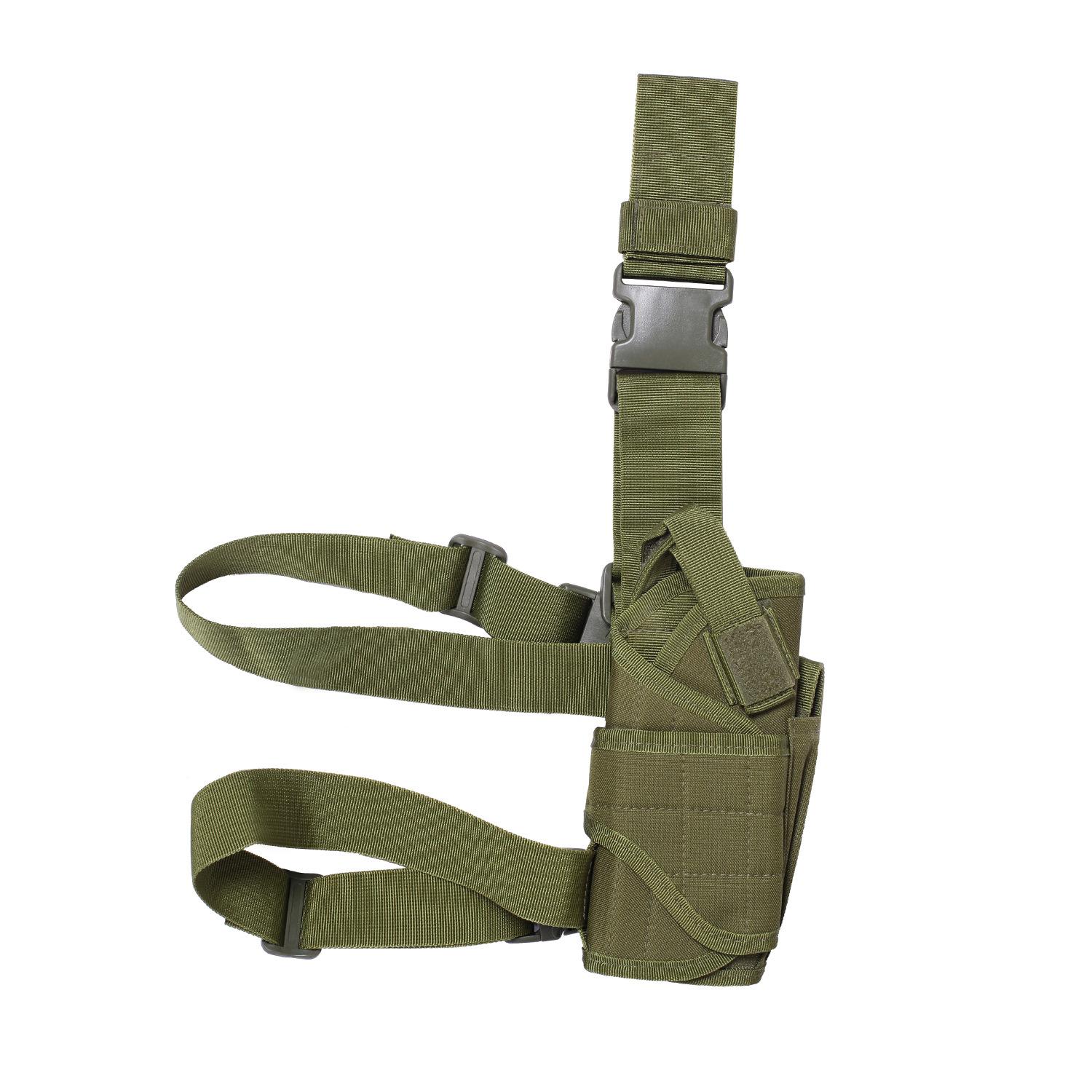 Multifunctional Tactical Leg Gun Holster, Outdoor Sports Leg Bag Quick Draw Pouch, Universal Camo Hunting Bag