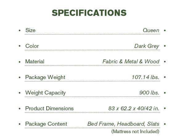 MUTICOR Storage Bed frame with 4 Drawers【Frame Only No Mattress】Upholstered Platform Bed with Button Tufted Adjustable Headboard,No Box Spring Needed，Full/King/Queen Bed Frame #TikTokShopBlackFriday #ChristmasGifts