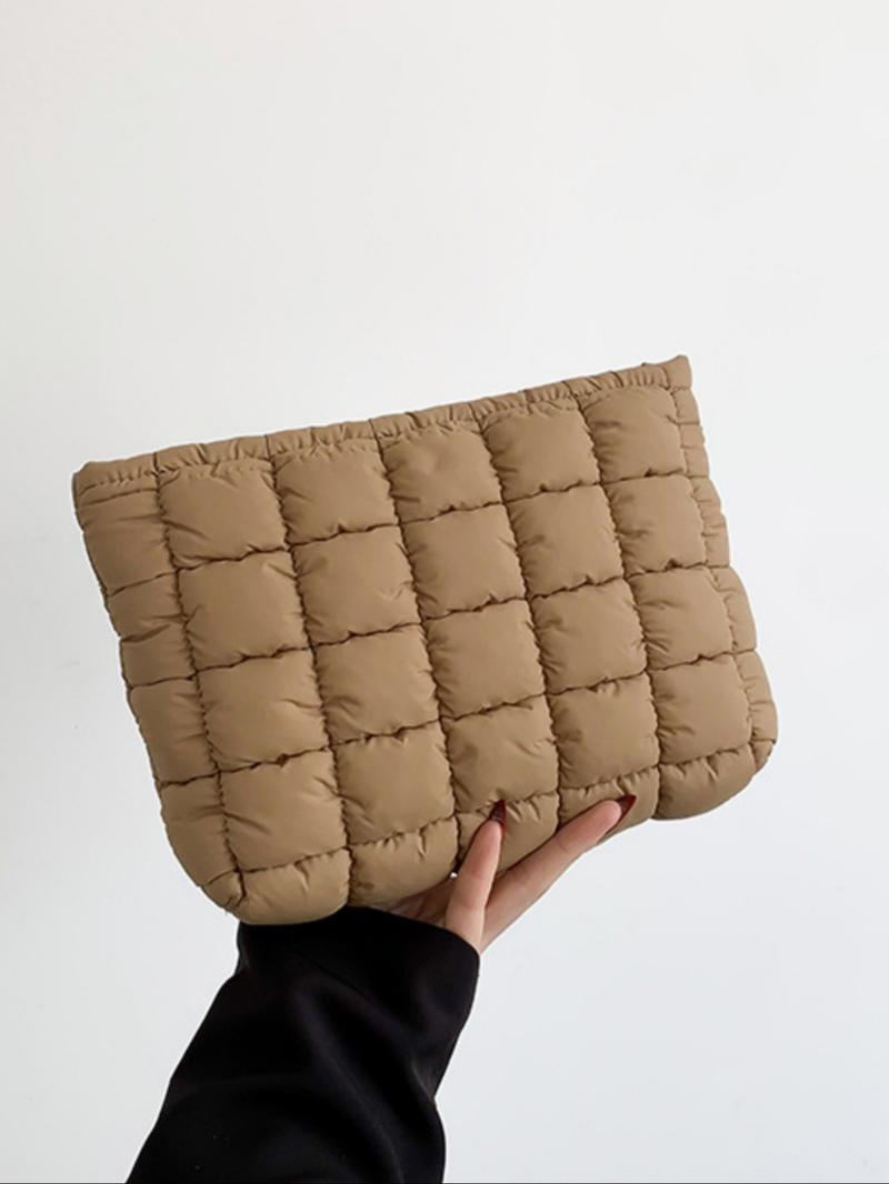 Women's Oversized Zippered Travel Storage Bag, Plain Design Handbag for Ladies & Girls, All-Season Casual Carryall