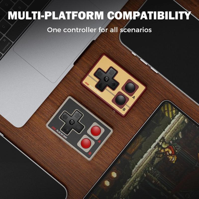 IINE Mini Controller (for iPhone/iPad/Android) a portable wireless controller that supports TikTok swiping, e book page turning, music control, PowerPoint clicking, and selfie shutter functions. The perfect gift.