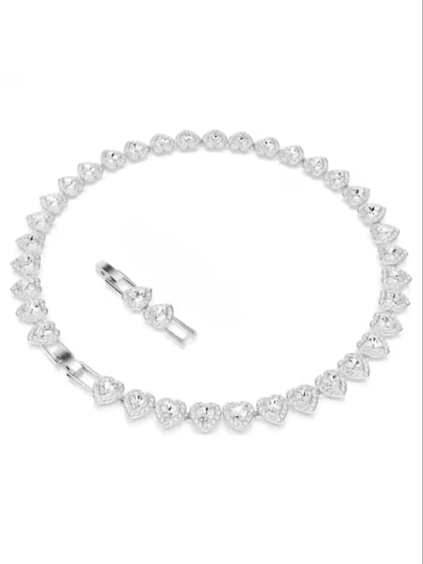 2025 Fashion Jewelry Original Heart Necklace Sparkling High-Quality Tennis Necklace for Women Luxury Holiday Gift Birthday Gift Jewelry Heart Shaped Necklace Amour Heart Necklace Alloy Necklace