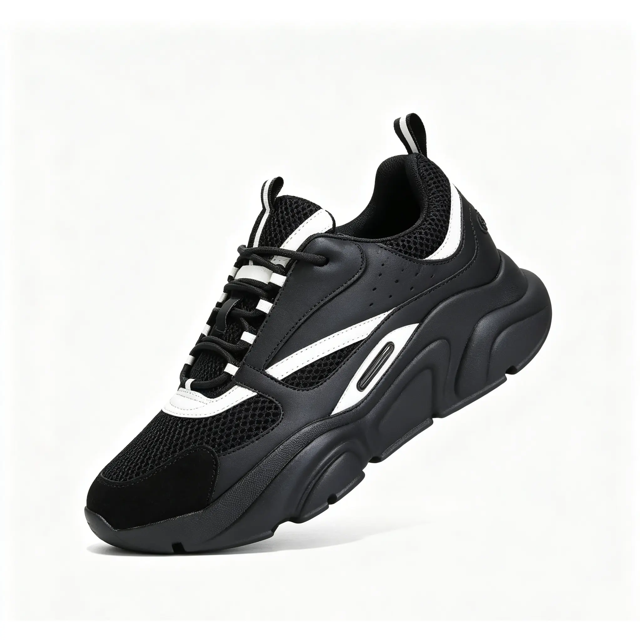 Urban Street Style Platform Dad Sneakers Breathable Mesh Panels SportInspired Thick Cushion OutfitFriendly LaceUp Everyday Walking Casual Trainers