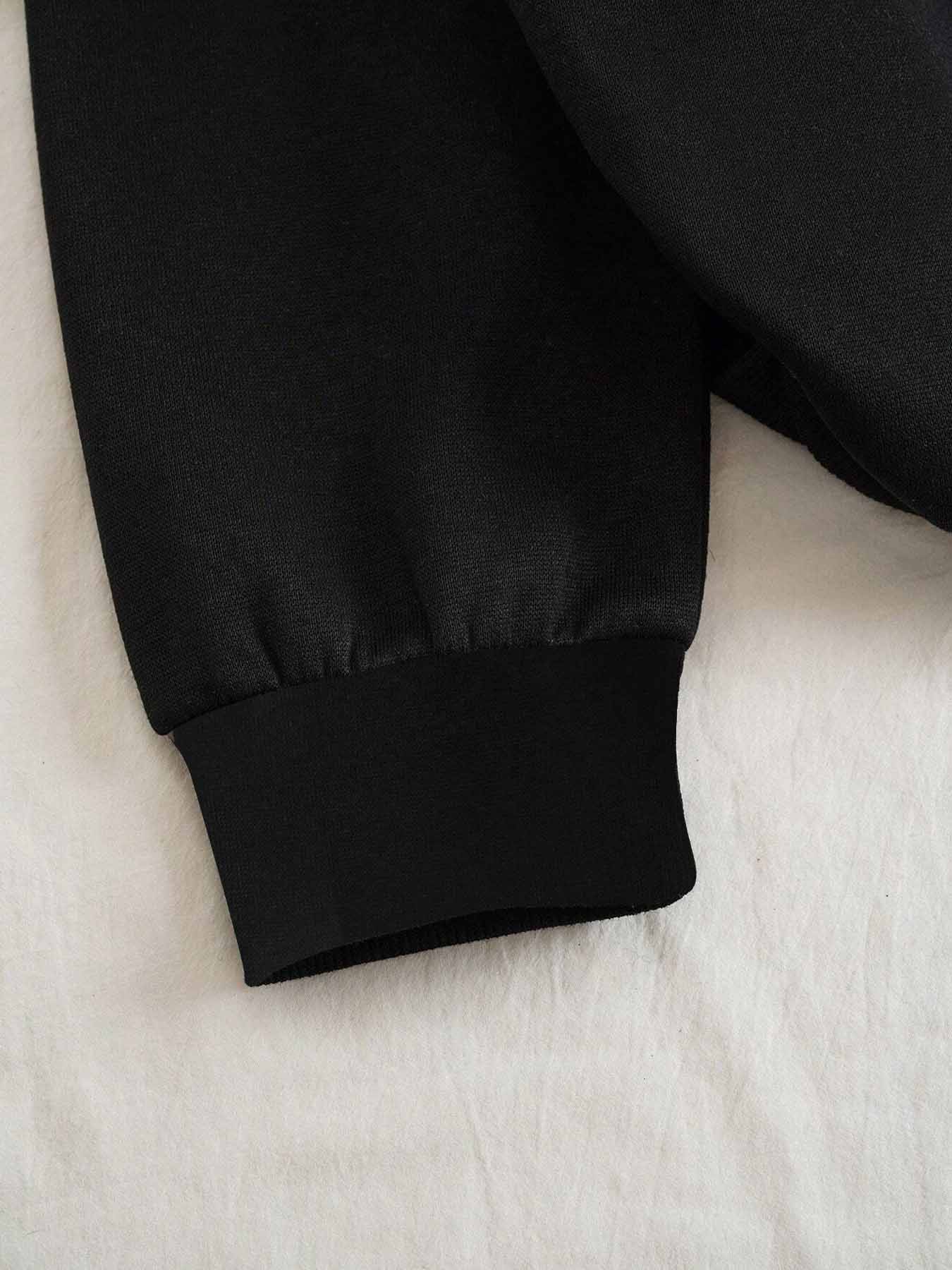 Women's Figure Print Drop Shoulder Sweatshirt, Casual Long Sleeve Round Neck Pullover for Fall & Winter, Women's Clothes for Daily Wear