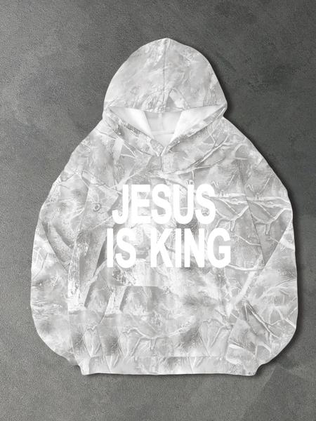 Vintage Branch Camo Hoodie, Autumn & Winter Street Style Graphic Print Clothing, Trendy Casual Wear for Men & Women