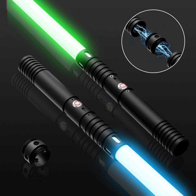 ☆ 西文舘 SEIBUNKAN LEDライトタッチペン&携 SE-200 495 MAMXUAN,,Dueling Double Light Saber,Adult light saber,Metal Hilt
