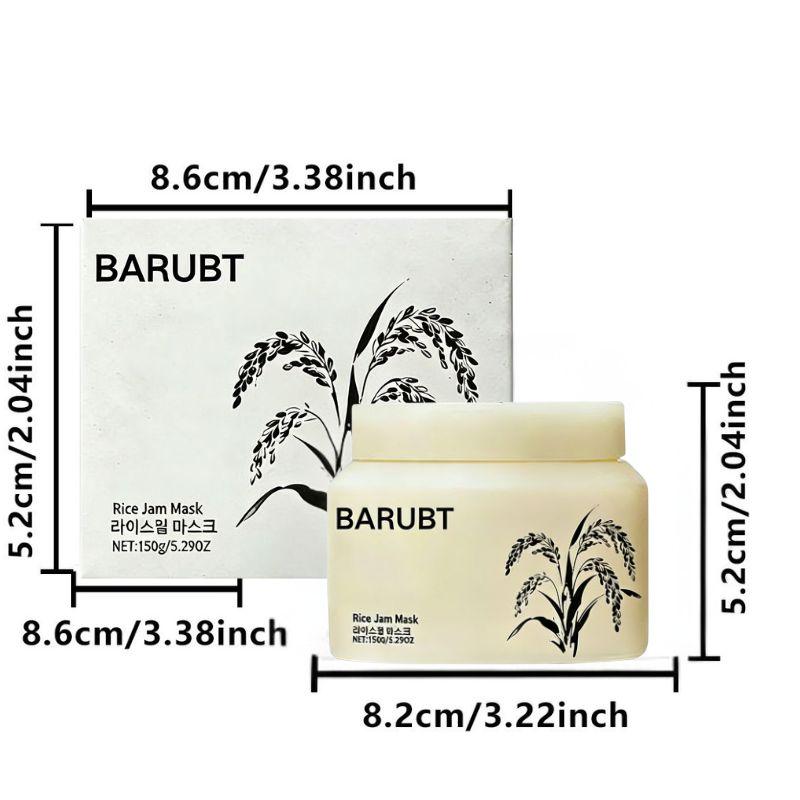 Rice & Jam Exfoliating Mask (For Face & Body) — Deep Cleansing, Hydrating & Brightening — Infuse Skin with Deep Nourishment and Abundant Moisture 250g / 8.45 fl.oz.