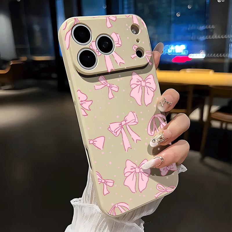 Full screen pink bow tie Soft&Flexible TPU Silicone Phone Case For iPhone 17 Pro Max AIR 16 15 14 13mini 12 11 Plus XR XSMAX Cases For Samsung Galaxy S26 Ultra S25 Edge S24 S23 S22 Plus Durable|Shockproof|Full Camera Protection Full screen pink bow tie Soft&Flexible TPU Silicone Phone Case For iPhone 17 Pro Max AIR 16 15 14 13mini 12 11 Plus XR XSMAX Cases For Samsung Galaxy S26 Ultra S25 Edge S24 S23 S22 Plus Durable|Shockproof|Full Camera Protection