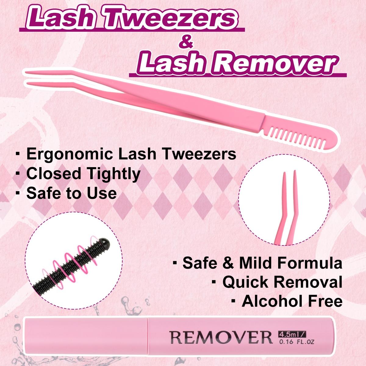 DIY Eyelash Extension Kit, Eyelash Extensions Set, Professional and Beginner Friendly, Easy Home Use, Full Set, Perfect for Beginners, Professional Quality