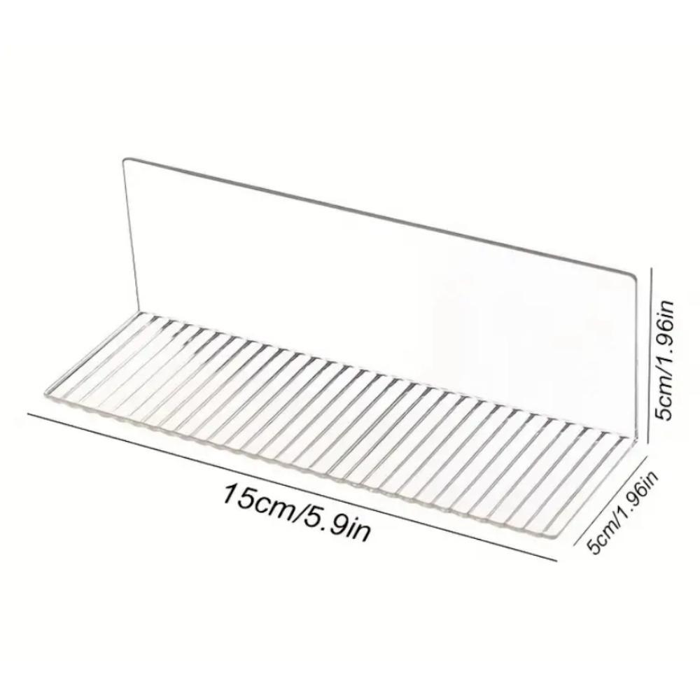 Wall-mounted car model display stand, multi-functional punch-free acrylic mystery box storage box, transparent decoration display rack with transparent adhesive.