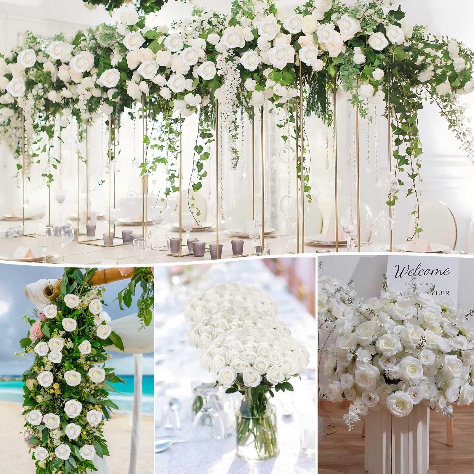 30pcs Realistic Long Stem Rose Bouquet, Perfect for Home Decor, Weddings, Anniversaries, Graduation, Mother's Day, Party Arrangements