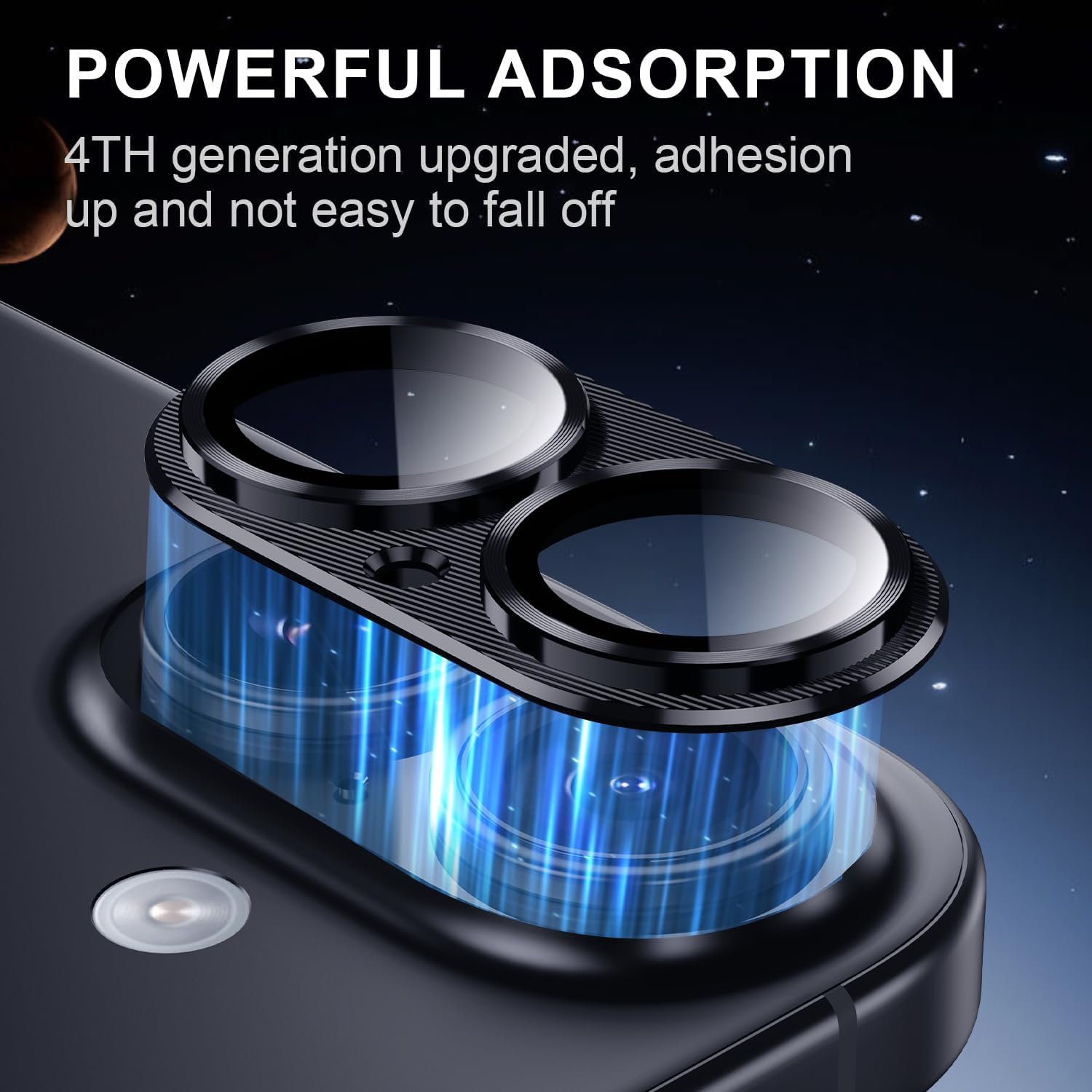 iPhone 16/16 Plus/iPhone 17 Camera Lens Protector Case, Tempered Reinforced Glass, Durable Metal Frame, Scratch-Resistant Cover, Phone Accessories, Protection