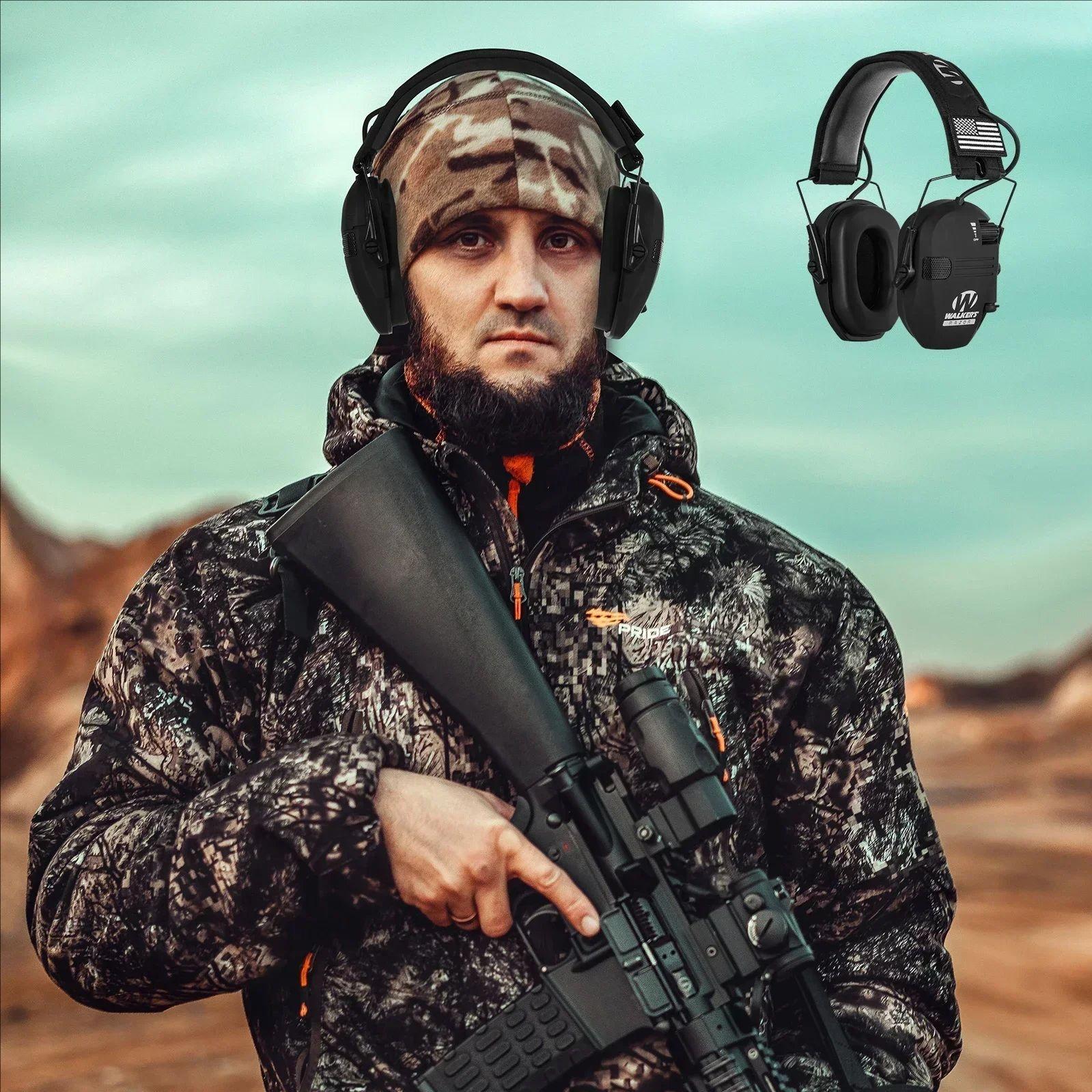 Outdoor Hunting/shooting Earmuffs, Noise Reduction Headphones, Protect Hearing, Tactical Training, Strengthen Human Voice