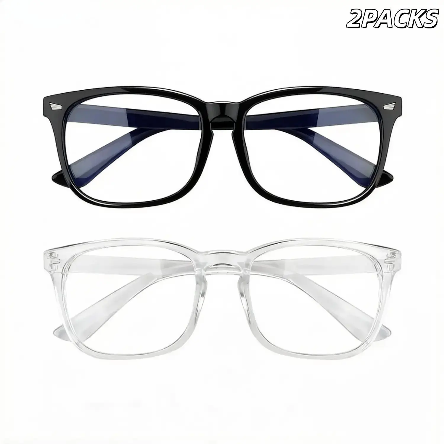 Hot Selling Blue Light Blocking Computer Gaming Glasses Unisex HD Anti-Reflective Polycarbonate Lenses Lightweight Durable Fashionable Eyewear for Work Office TV Study
