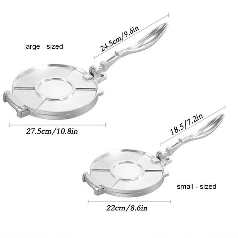 Corn tortilla press mold, easily make perfect corn tortillas. Household kitchen tool, durable and easy to clean, say goodbye to hand kneading, efficient and fast, a must-have kitchen wonder