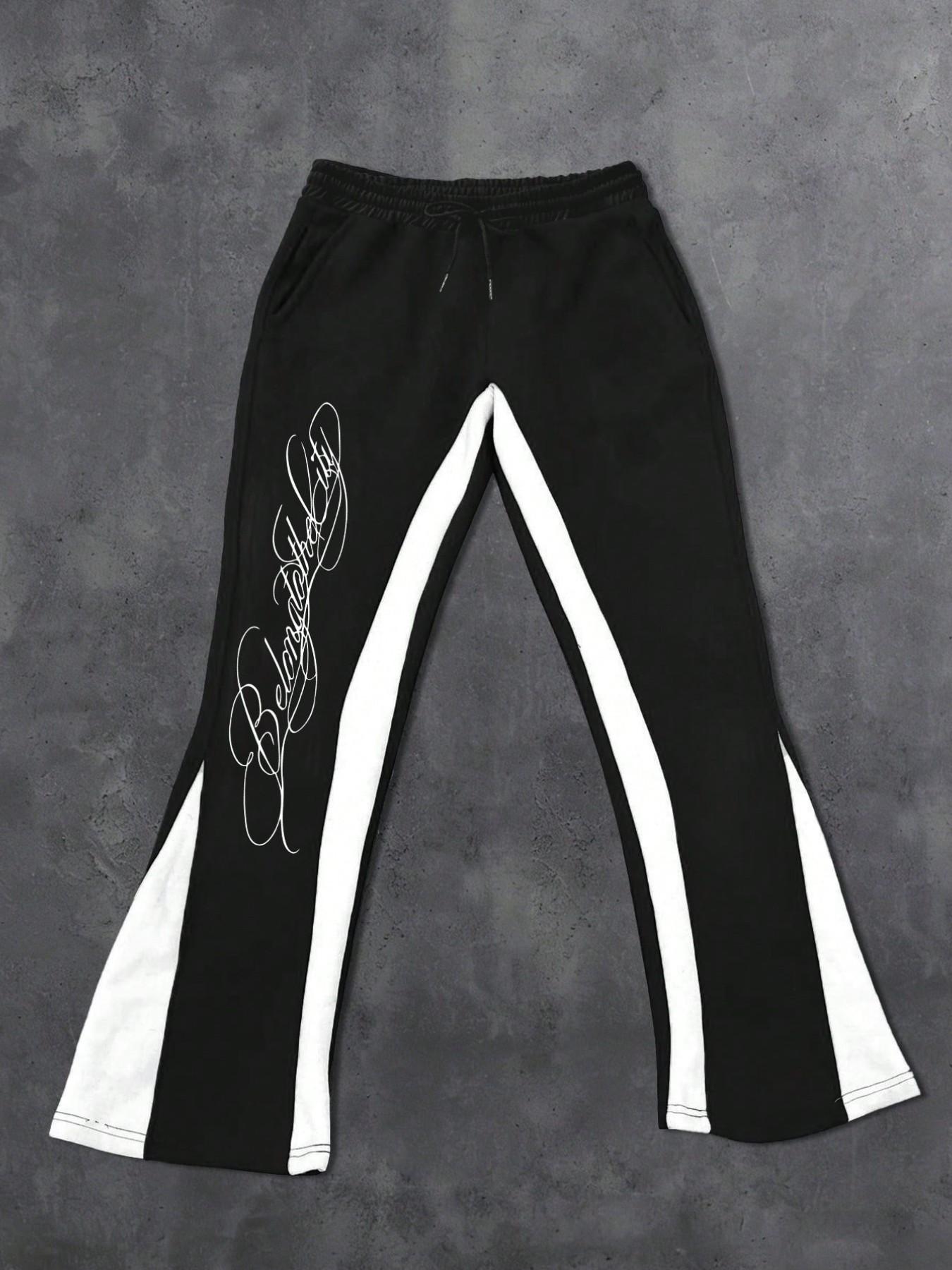 opium y2k Black Sweatpants Grunge Black Archive Heisei