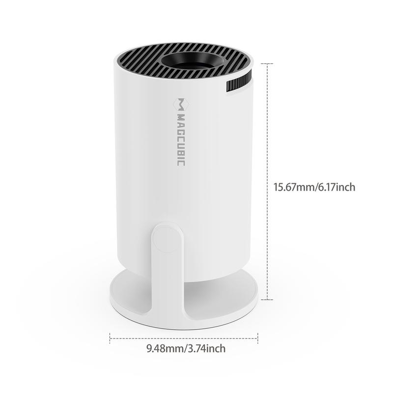 MAGCUBIC HY300 Portable Projector, Android 11 Projector, 1280*720P Projector, Portable 180-Degree Rotation Home Cinema Projector for Home Office