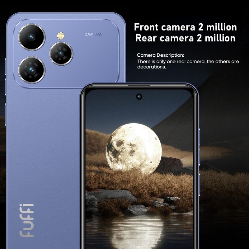 Fuffi Smart Unlock Mobile Phone with 6.56-inch Display, 3GB RAM + 32GB Storage, Dual SIM, 3100mAh Battery, Android 10 with GPS Fuffi Smart Unlock Mobile Phone with 6.56-inch Display, 3GB RAM + 32GB Storage, Dual SIM, 3100mAh Battery, Android 10 with GPS