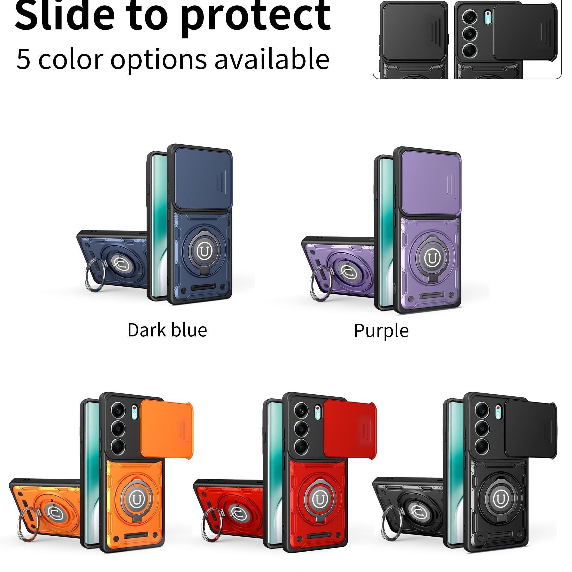New 360 Rotating Magnetic Stand Phone Case for Tecno Camon40 4g, Camon40 Pro, Anti-Drop Phone Cover with Camera Protection