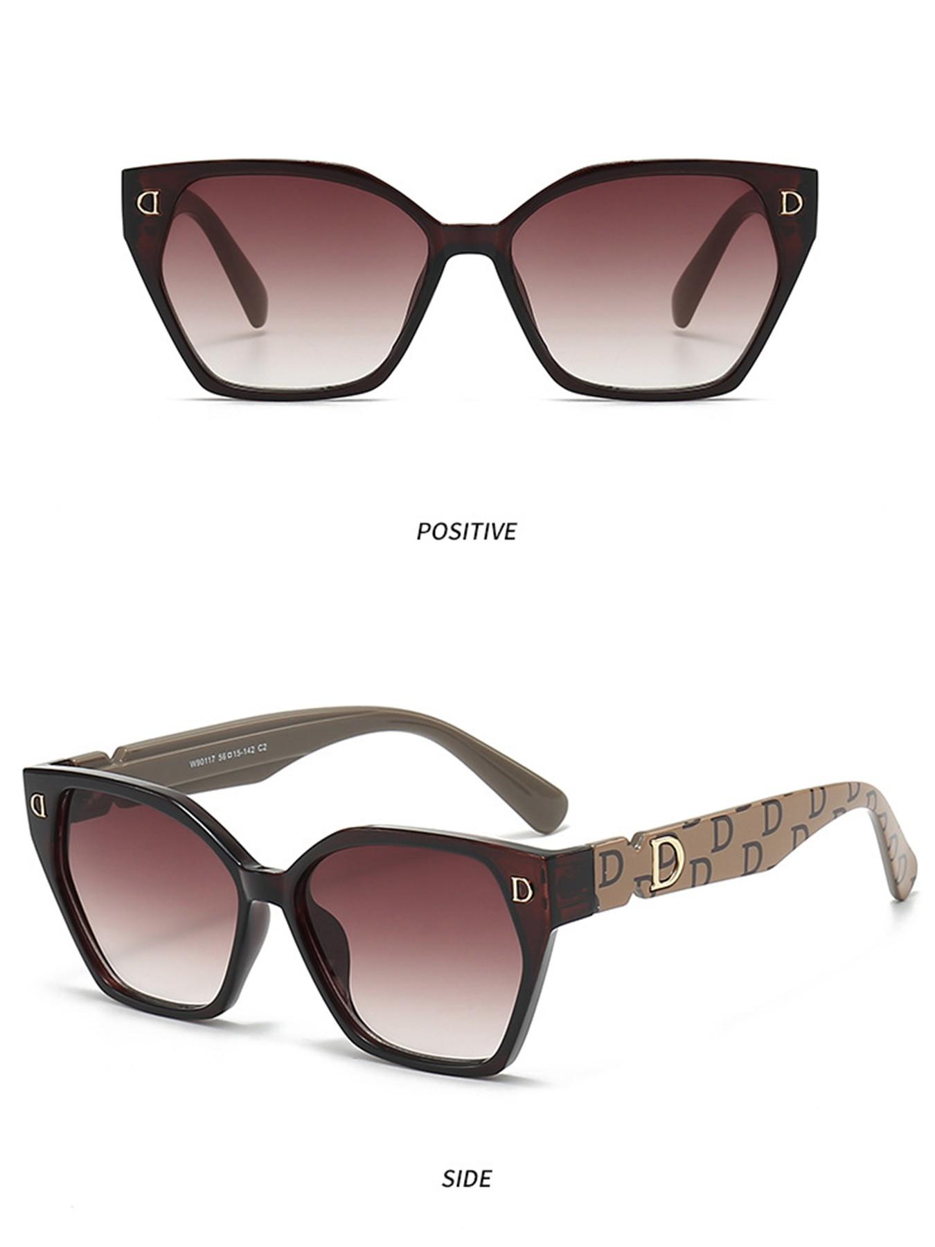 Women's Fashion Sunglasses 2026 New Versatile All-Season High-End Trendy Sun Glasses, Retro Simple Party Outdoor Shades