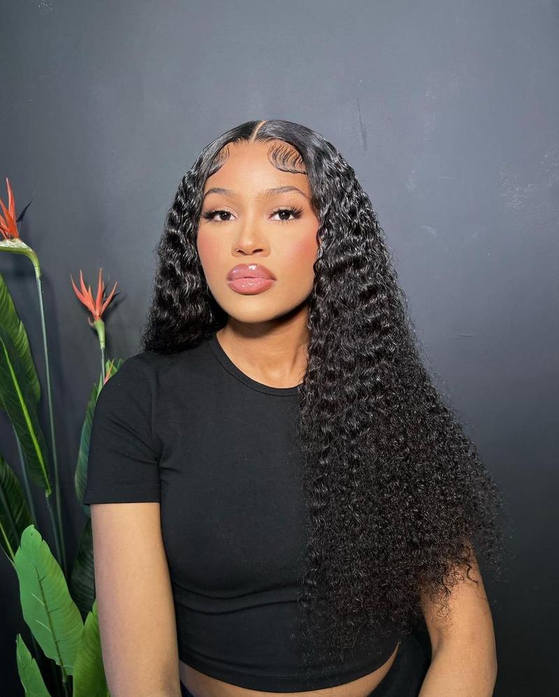Bling Hair Glueless Wig Deep Wave 6X4 5X5 Pre Cut Lace Human Hair Wigs For Black Women 13x6 13x4 Hd Lace Frontal Wigs Beginner Friendly Ready to Wear Lace Closure Wigs TikTokShopBlackFriday