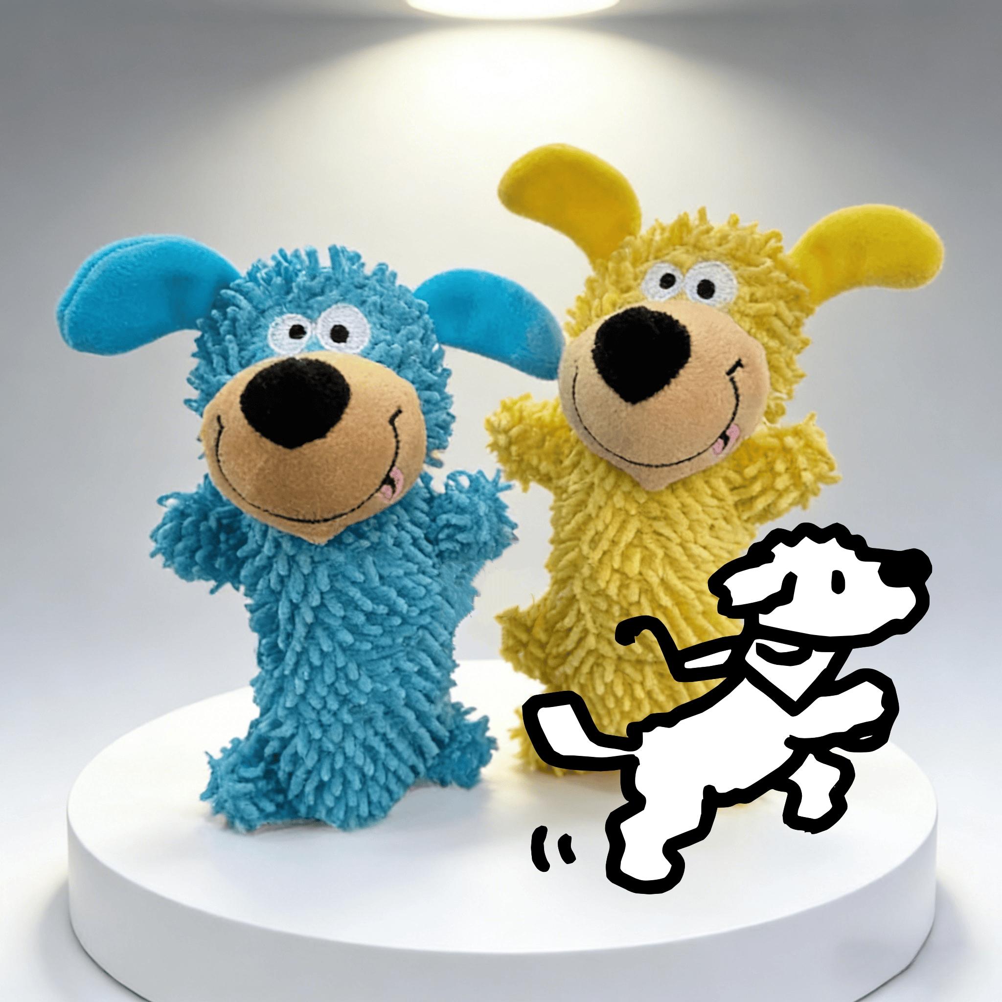 Durable Dog Toy Chew Resistant Pet Supplies, Soft Plush Self-Entertainment Solution, Sound Emitting Interactive Playthings for Dogs