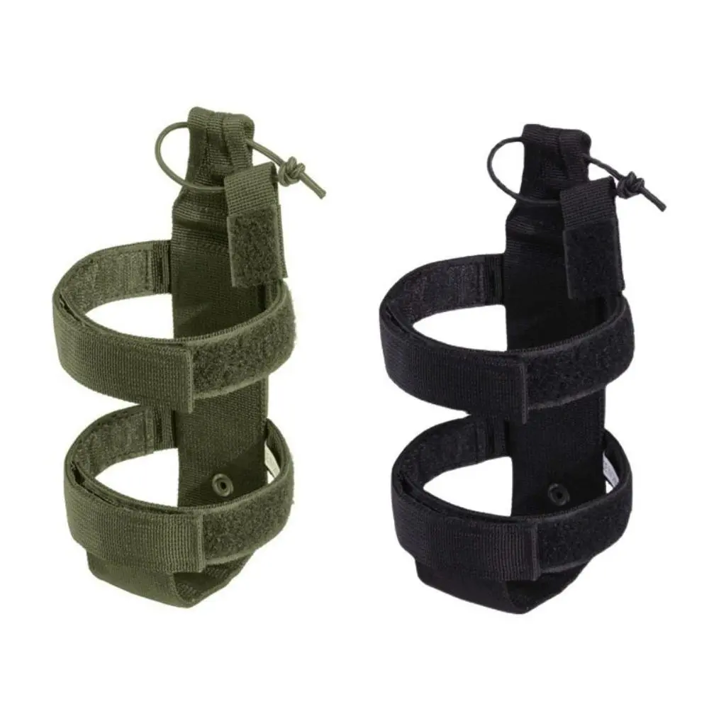 Adjustable Strap Water Bottle Carry Pouch 21×6-10cm, Portable Secure Water Bottle Holder Bag for Hiking Gym Camping Travel, Accessories Only, No Water Bottle