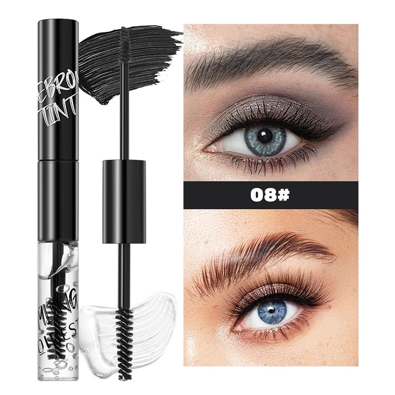 Long-Lasting Waterproof Sweatproof Mascara, Natural Volumizing Effect, Dual-Ended Balm Formula, Single Item Packaging