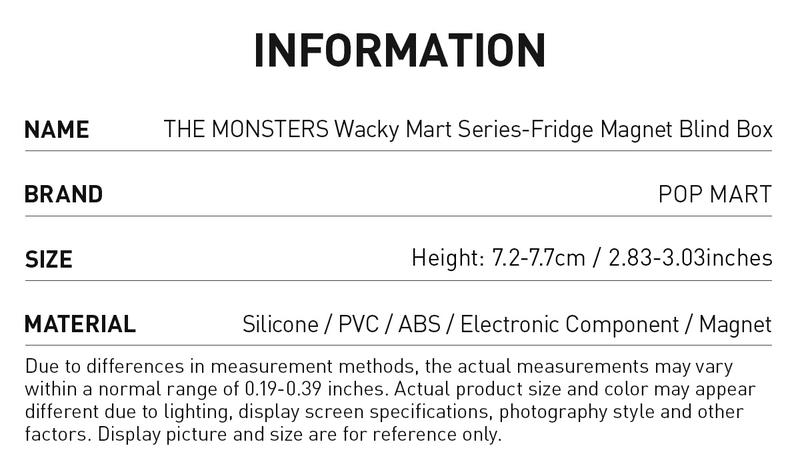 POP MART THE MONSTERS Wacky Mart Series-Fridge Magnet Blind Box