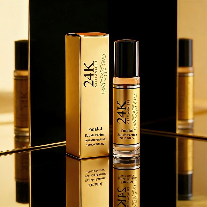 Fmalol24k Selected 10ML Rollerball Perfume, Attractive Scent, Compact and Portable, Perfect for Dates, Parties, and Various Occasions