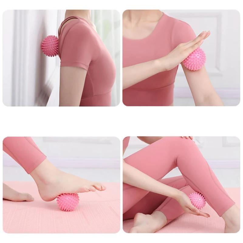 2-Pack Massage Balls, Fitness Myofascial Release Balls, Muscle Relaxation Trigger Point Therapy, Grip Strength Training Tools