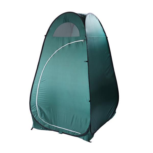 120x190cm 1-Person Pop Up Privacy Shelter Tent, Portable Outdoor Changing Room & Shower Toilet Tent, Lightweight Steel Wire Frame, Compact Fold, Built-In Storage Pocket, No Floor (for Hiking Camping Outdoor Showers)