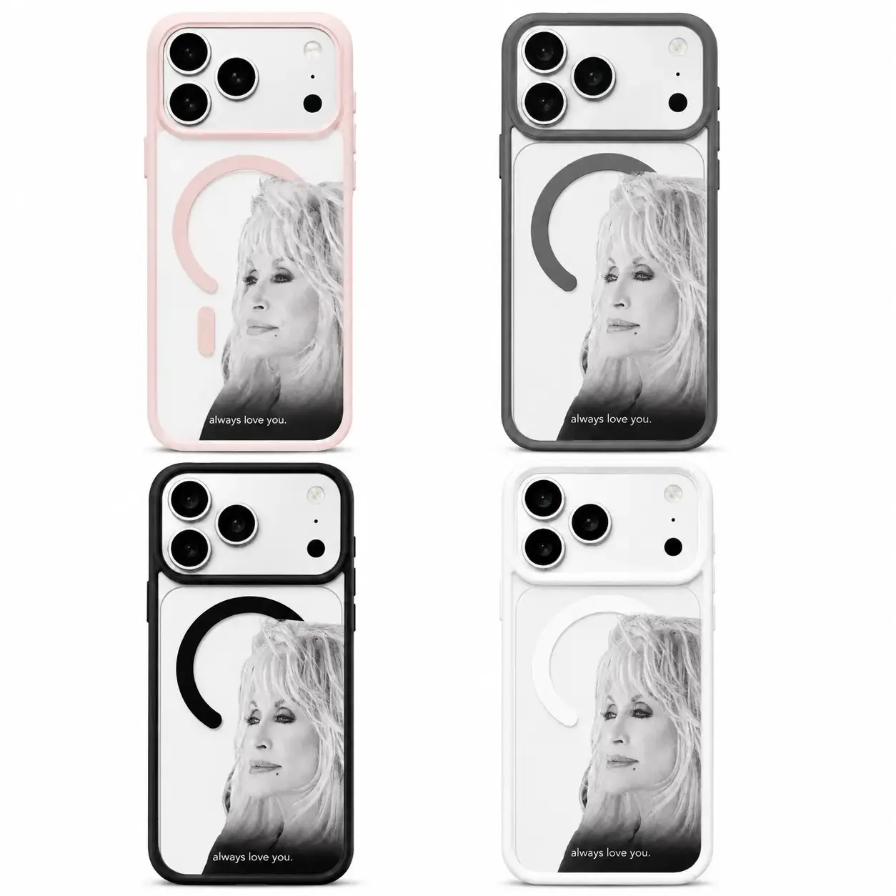 4.0 Dolly Parton Aesthetic Phone Case - Dual-Layer Durable Collage Cover for iPhone 18, 17, 16, 15, 14, 13, 12 Series