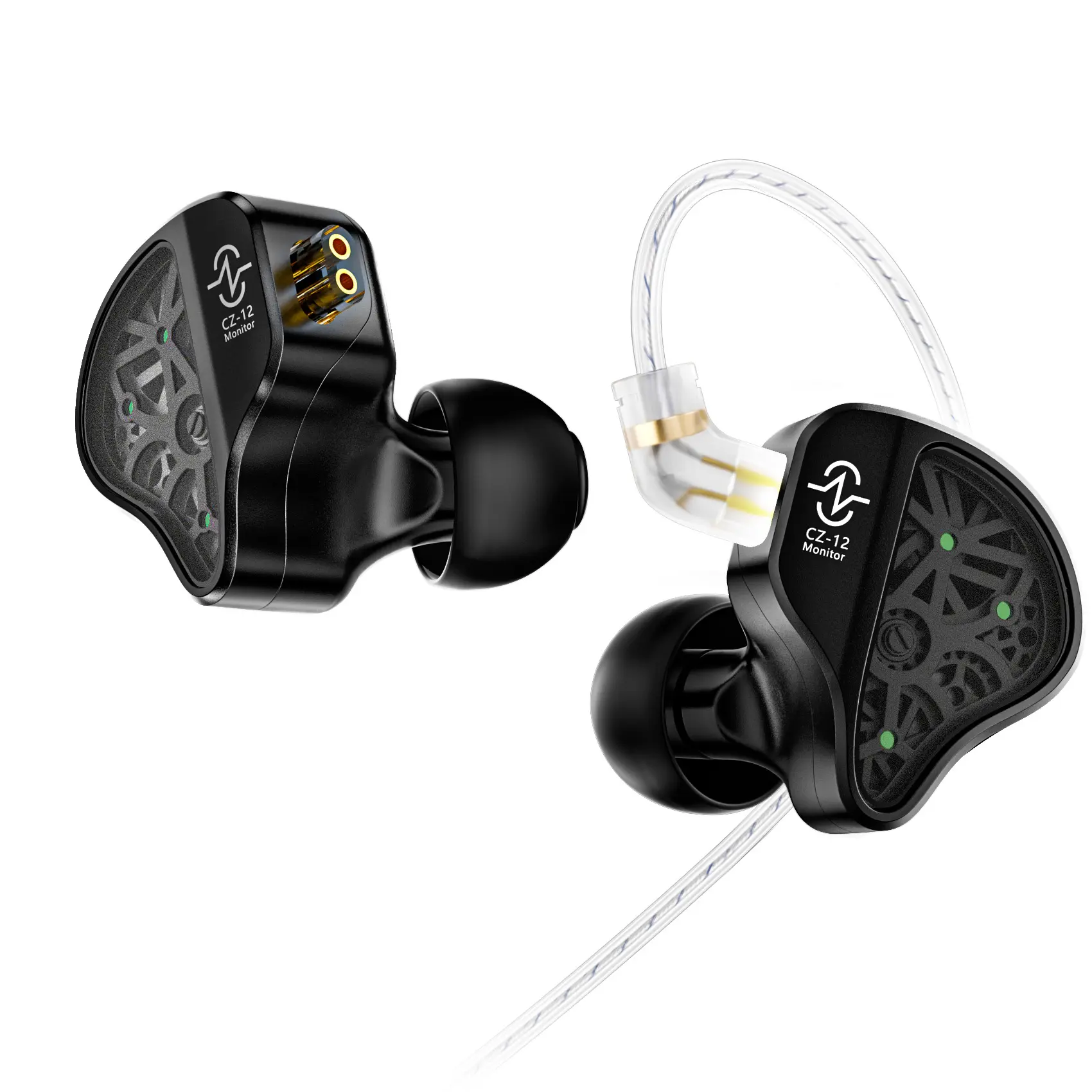 Ccz Cz12 High Fidelity In-Ear Headphones, Full-Metal Wired Earbuds