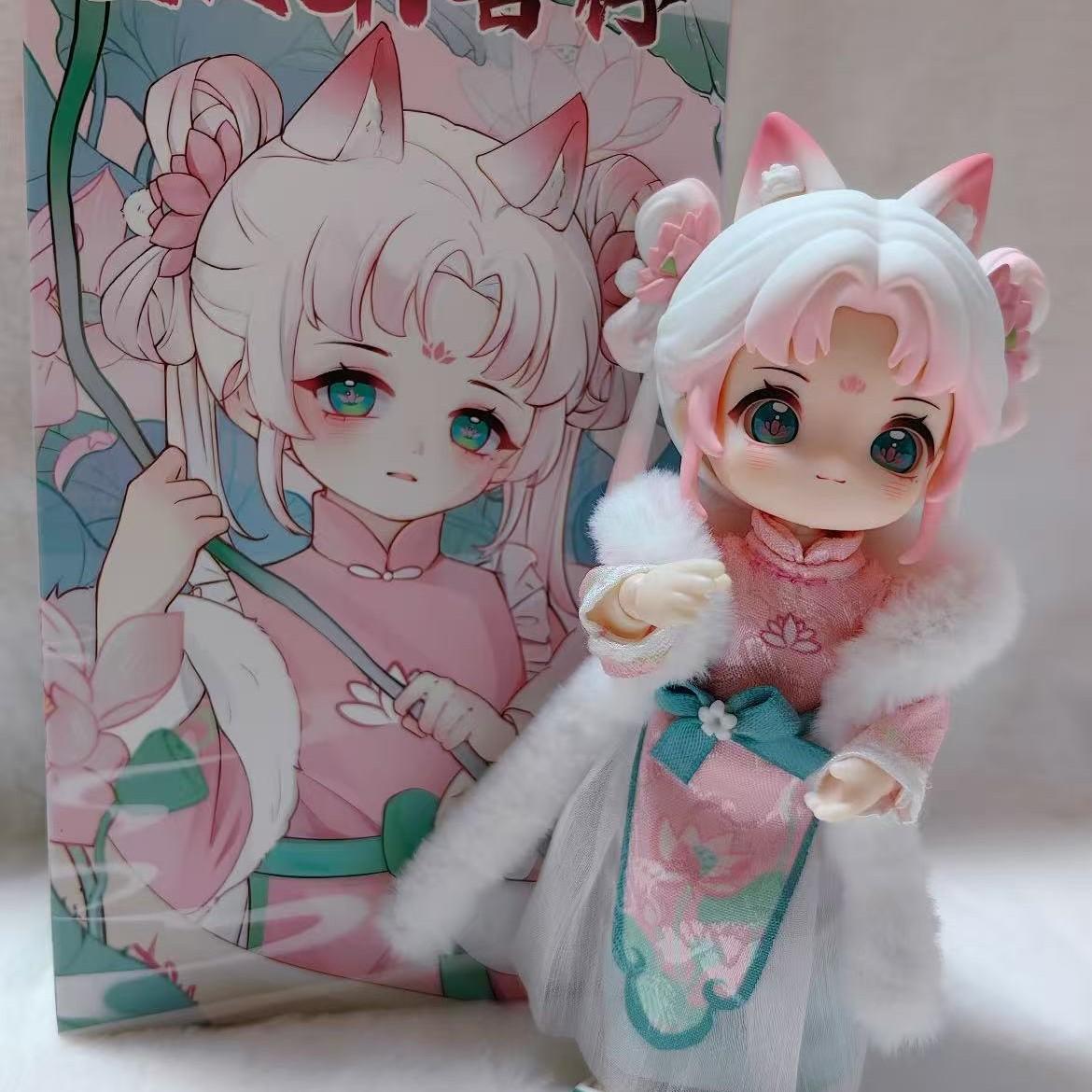 Nagi Fourth Generation Blind Box Collectible Dolls, Jointed Action Figures, Cute Animal Design, Full Set, Perfect Gift