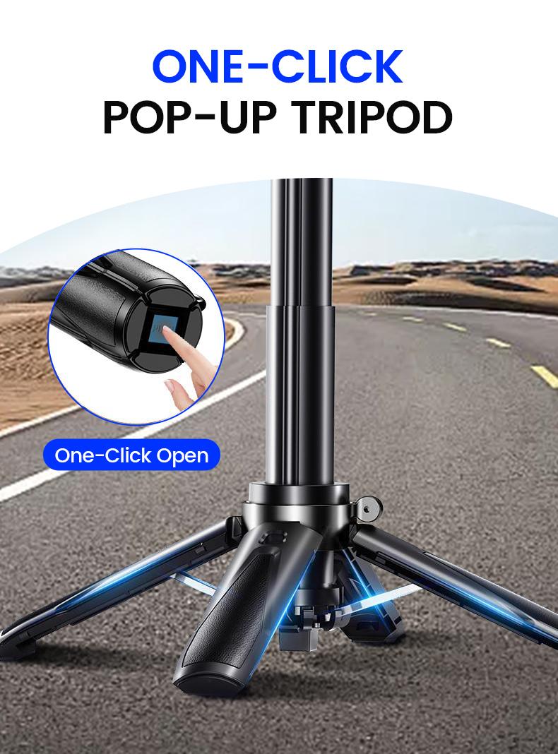Lamicall Holiday Travel Gift – NEW 6-in-1 Magnetic Selfie Stick with Tripod, 360° Rotating Hands-Free Phone Holder, Bluetooth Remote for Selfies, Vlogging & Video Recording, Fits Most Phones  #TikTokShopBlackFriday #TikTokShopCyberMonday