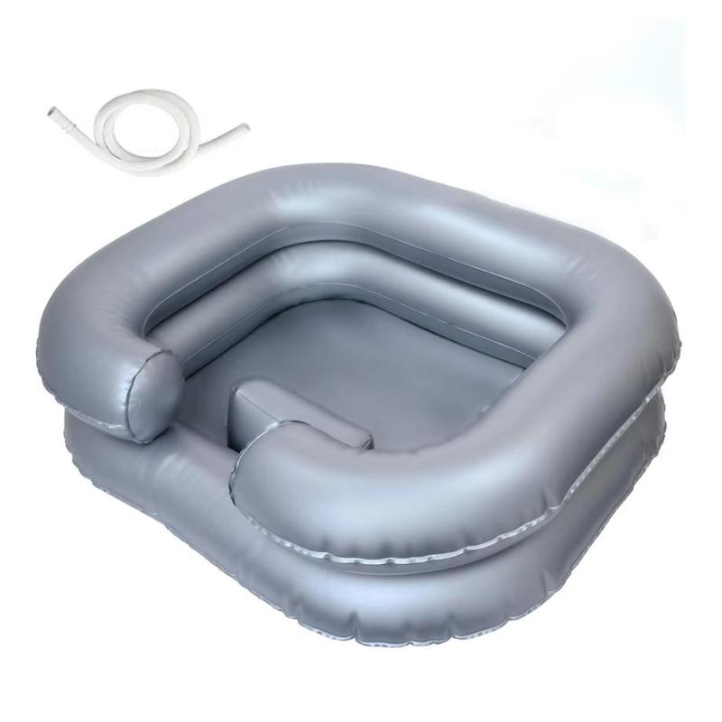 Portable Inflatable Shampoo Bowl, Travel-Friendly Hair Washing Basin for Braids, Home Sink Cleaning, Convenient and Easy-To-Carry Design, Basin Container