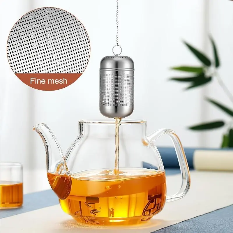 Tea Making Tool, a Reusable Metallic Ball Strainer that Keeps Loose Tea Leaves Inside - Long-Lasting & Non-Toxic for Daily Use, Tea Infuser