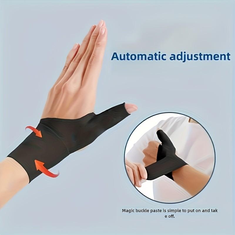 Adjustable Breathable Wrist Support Band, Breathable Wrist Brace, Ergonomic Finger Stabilizer, Adjustable Tension, Ideal for Typing, Repetitive Work, Anti-Slip Design