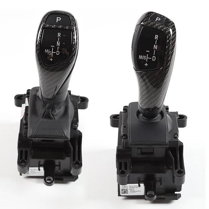 High End Real Carbon Fiber Gear Shift Knob Cover for BMW 3 5GT 6 7 Series F30 F31 F32 F10 Interior Styling Trim